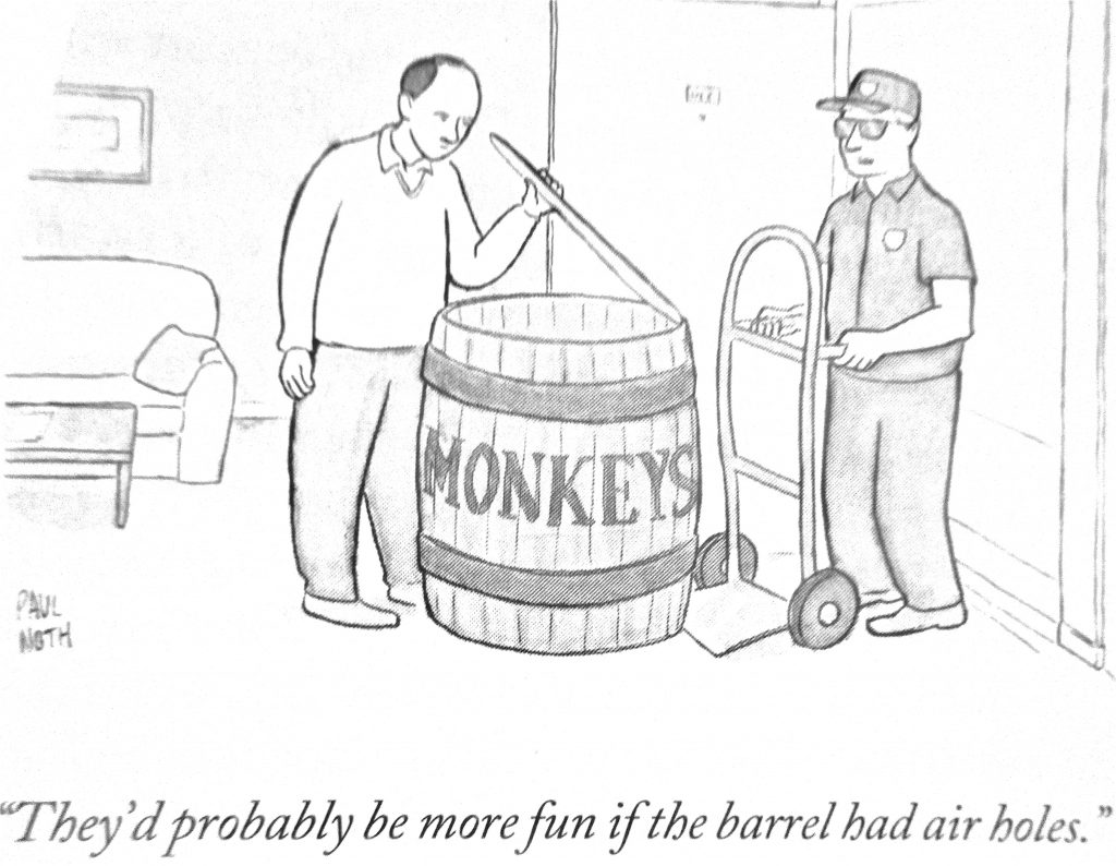 Cartoon They r Probably Be More Fun If The Barrel Had Air Holes