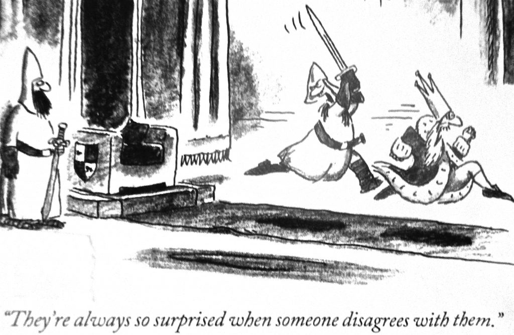 Cartoon TheyRe Always So Surprised When Someone Disagrees With Them