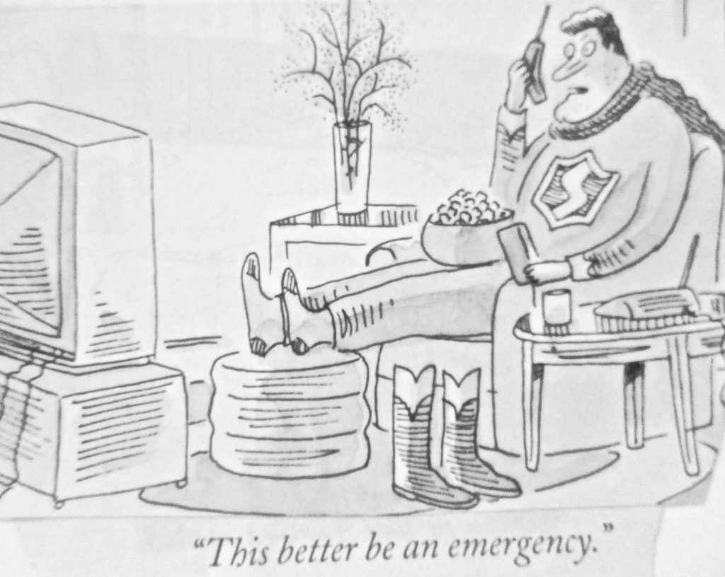 Cartoon This Better Be An Emergency