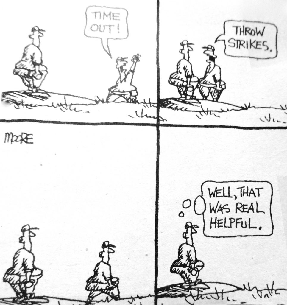 Cartoon Throw Strikes Well That Was Real Helpful