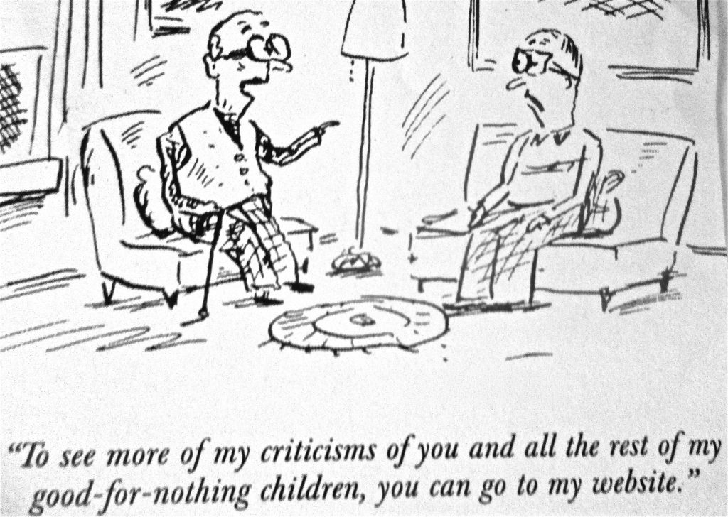 Cartoon To See More Of My criticisms of you and All The Rest Of My Good for Nothing Children You Can Go To My Website
