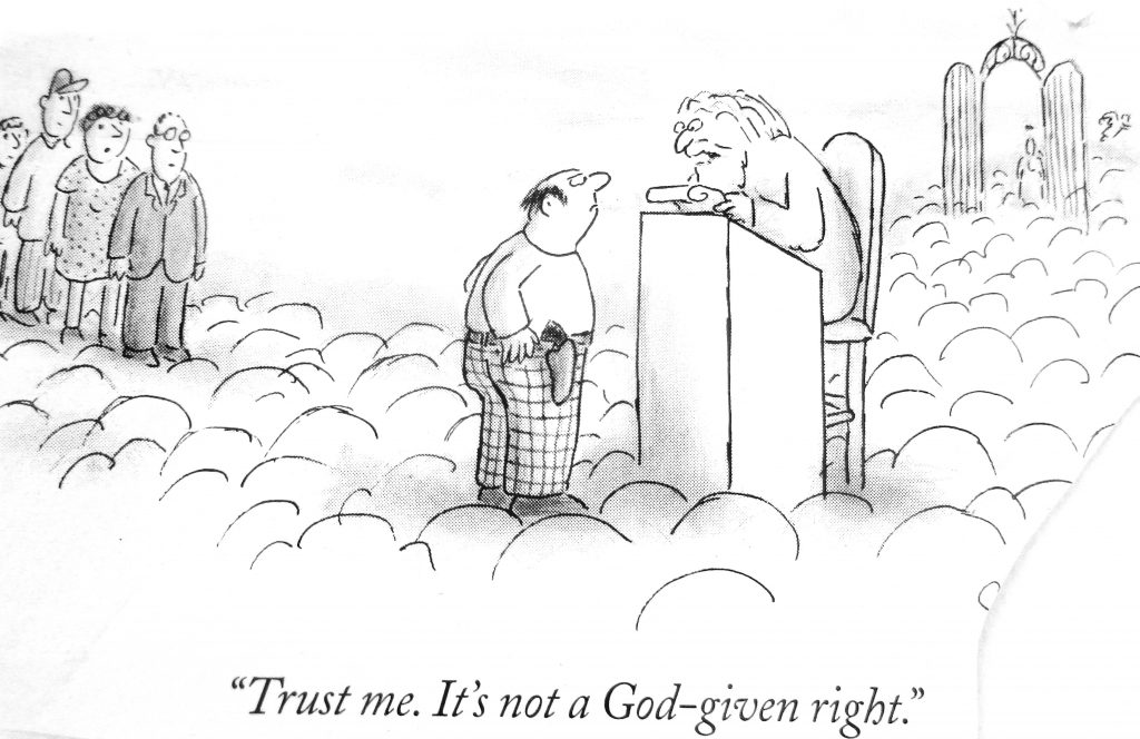 Cartoon Trust Me Its Not A God Given Right
