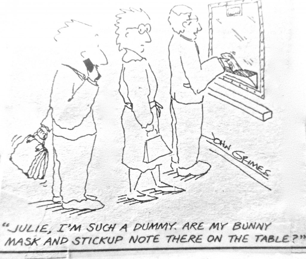 Cartoon Unprepared Thieves