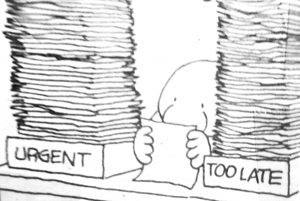 Cartoon Urgent Too Late