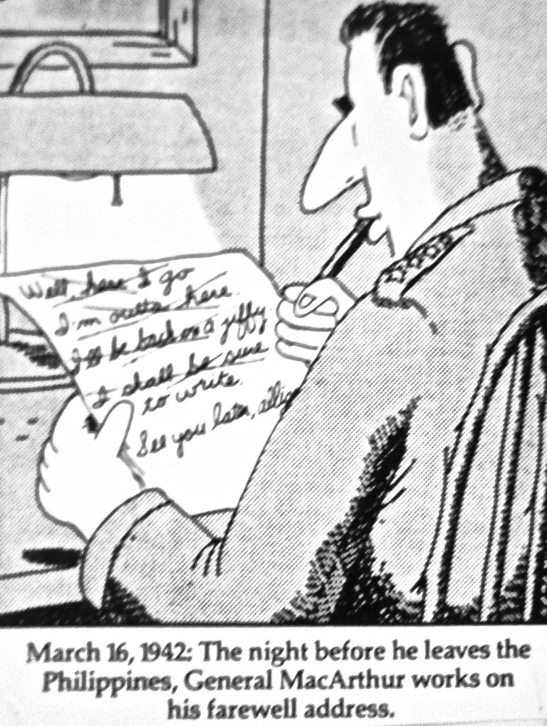 Cartoon WWII Farewell