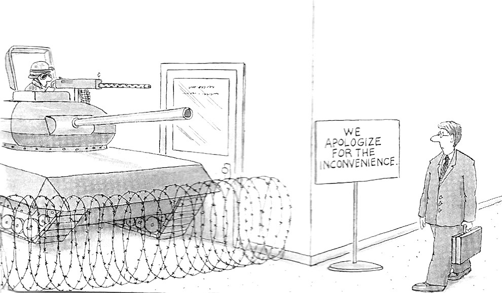 Cartoon We Apologize For Inconvience
