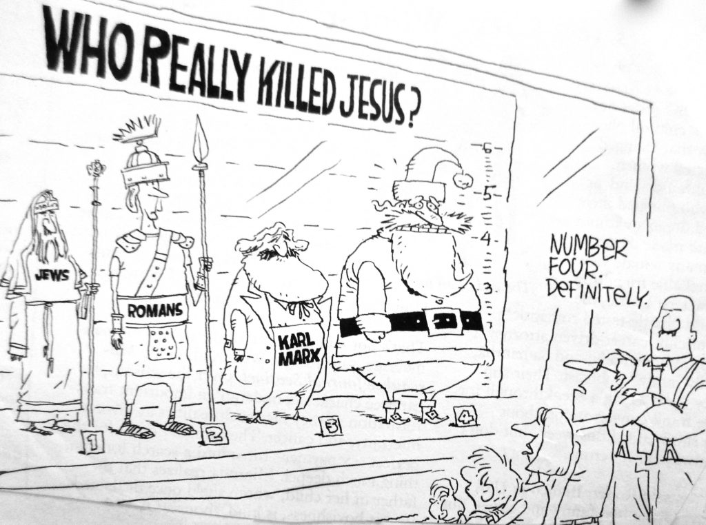 Cartoon Who Really Killed Jesus