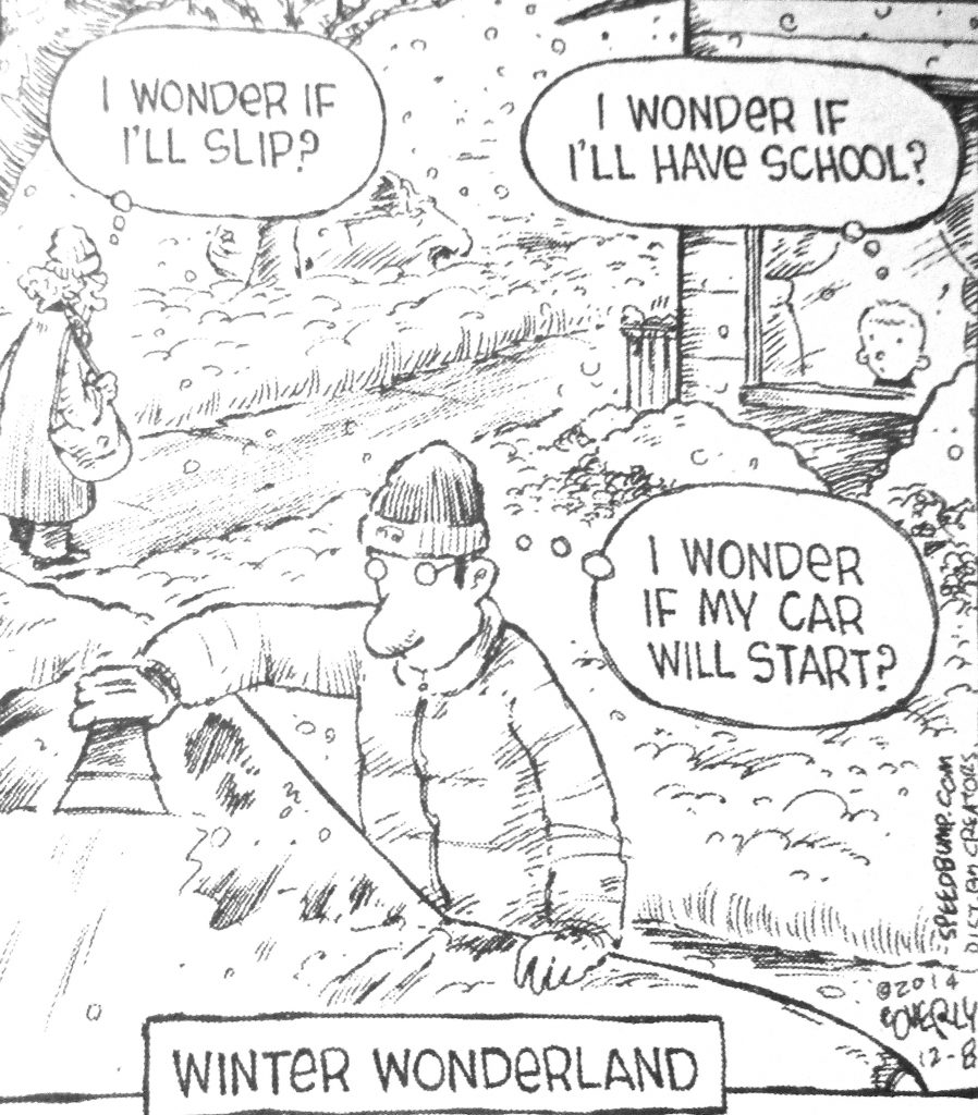 Cartoon Winter Wonderland