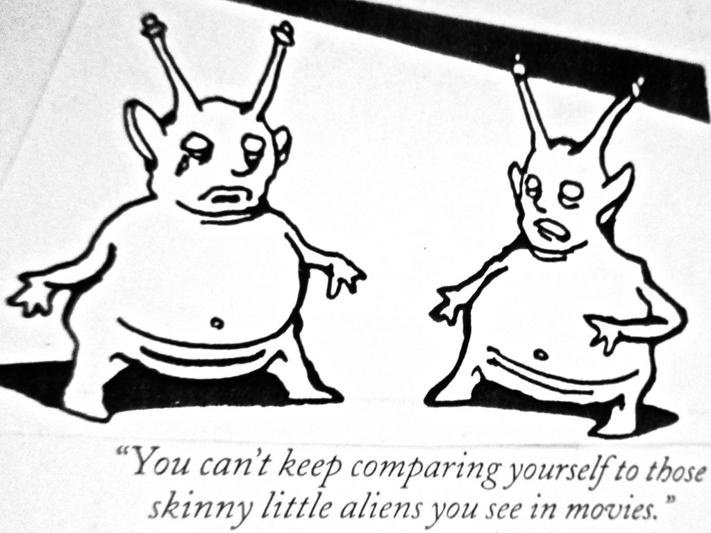 Cartoon You Cant Comparing Yourself To Those Skinny Llittle You See Iin Movies