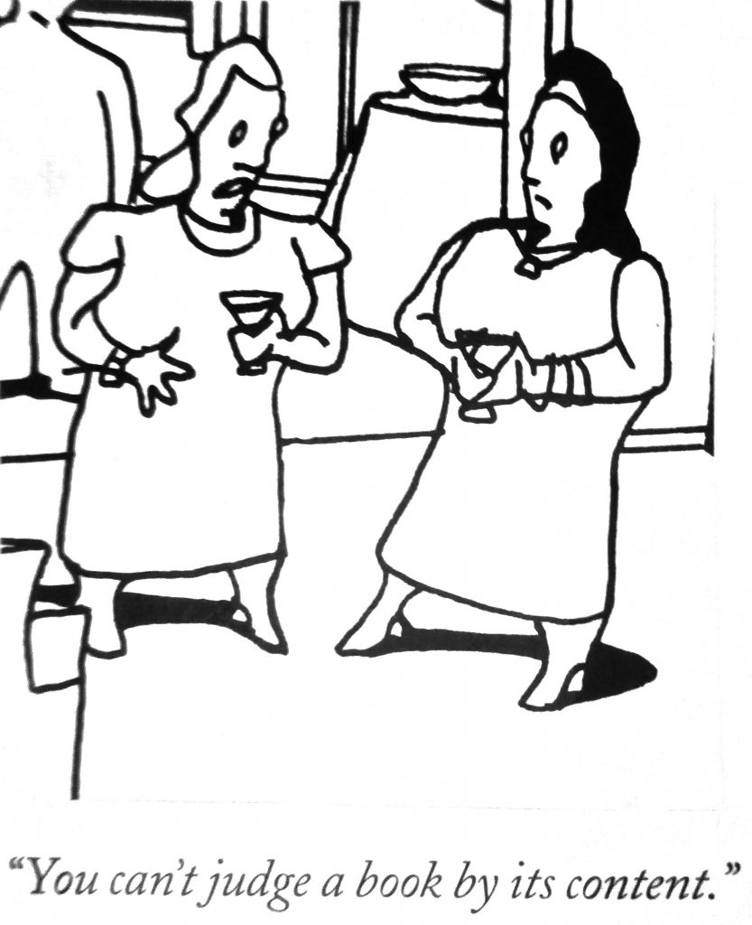 Cartoon You Cant Judge A Book By Its Content