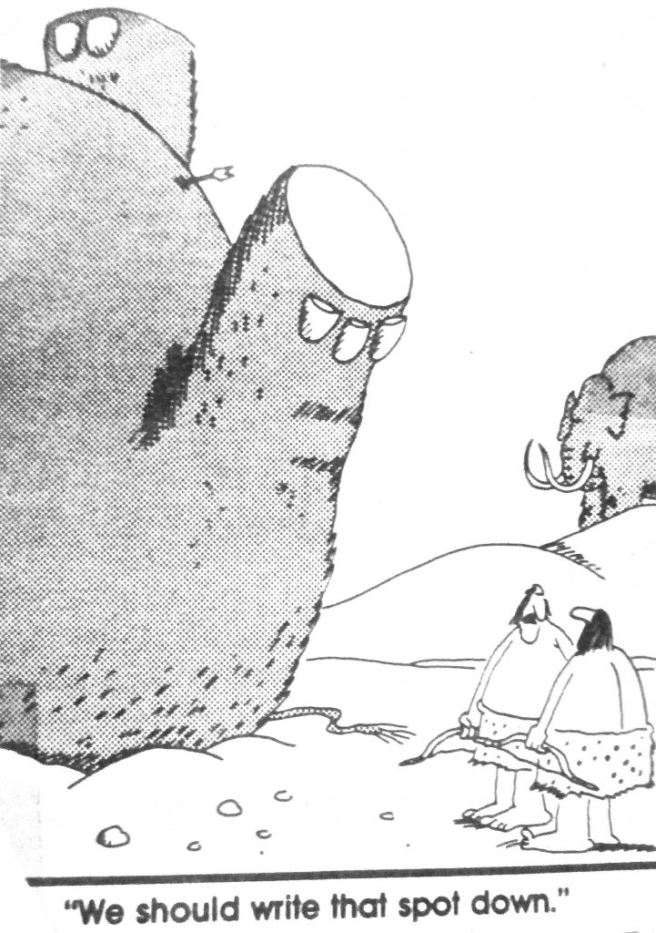 Cartoon we Should Write That Spot Down