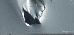 <h5>Pyramids In Antarctica</h5><p>Google Maps imagery showing the locations of what is believed to be pyramids located in Antarctica.</p>