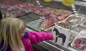 supermarkets and restaurants serving horse meat