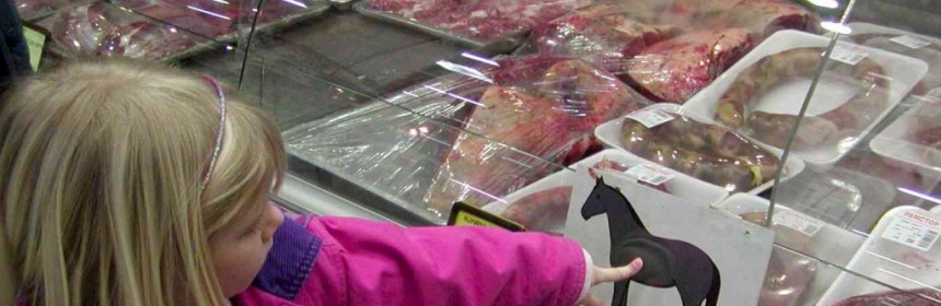 supermarkets and restaurants serving horse meat