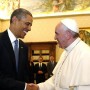 Penitent Pope with President Obama