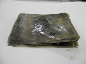 100 year old box of negatives
