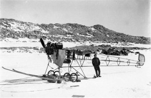 Antarctica expedition plane