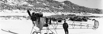 Antarctica expedition plane