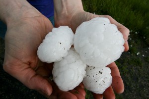 Hailstone balls