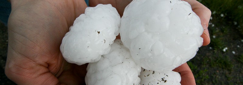 Hailstone balls