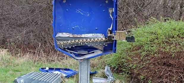 Blown up condom machine kills man