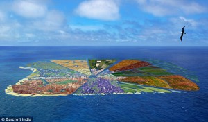 Floating Island Made Out Of Plastic