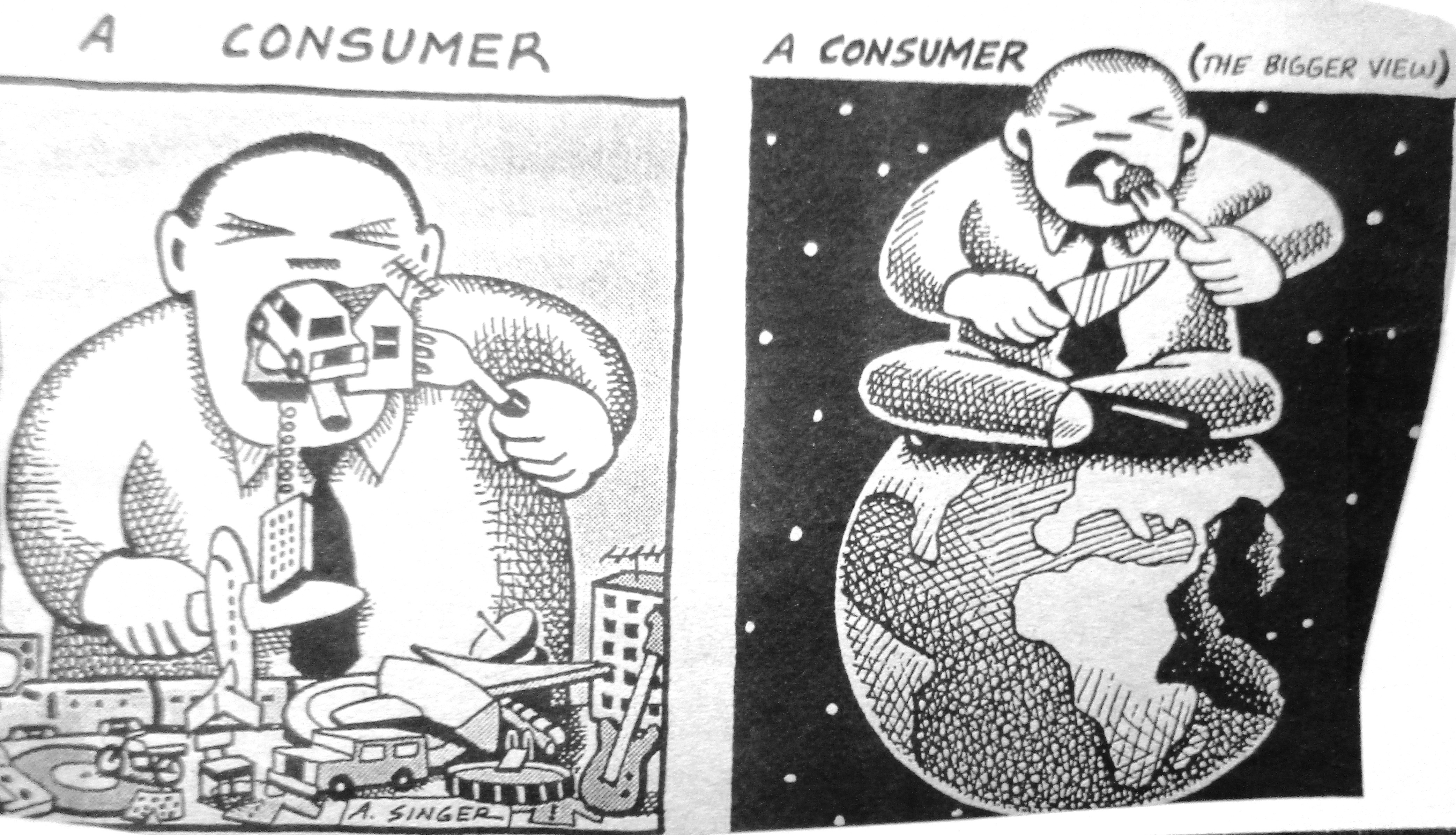 Cartoon - A Consumer - Antarctica Journal