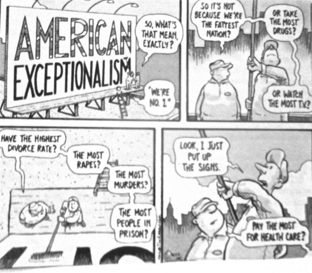Cartoon American Exceptionalism
