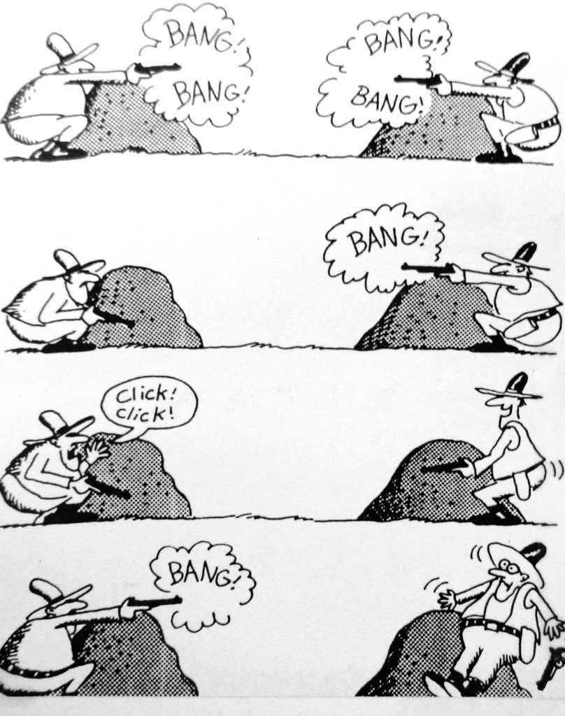 Cartoon Bang Bang Click Click