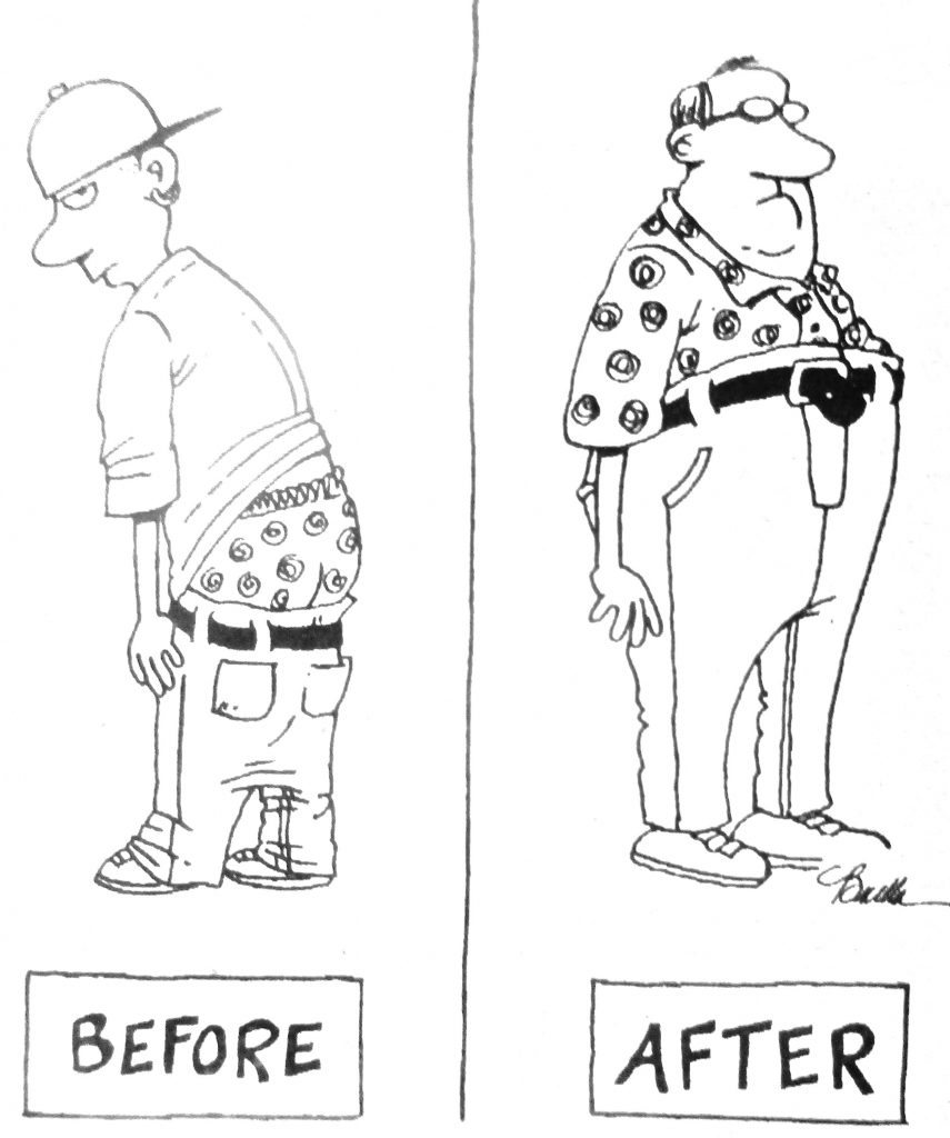 Cartoon Before After
