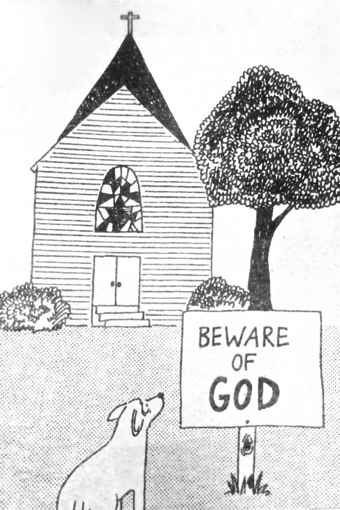 Cartoon Beware Of God