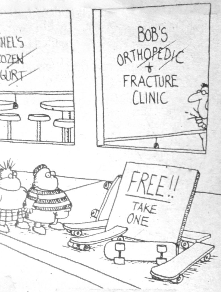 Cartoon Bobs Orthopedic Fracture Clinic