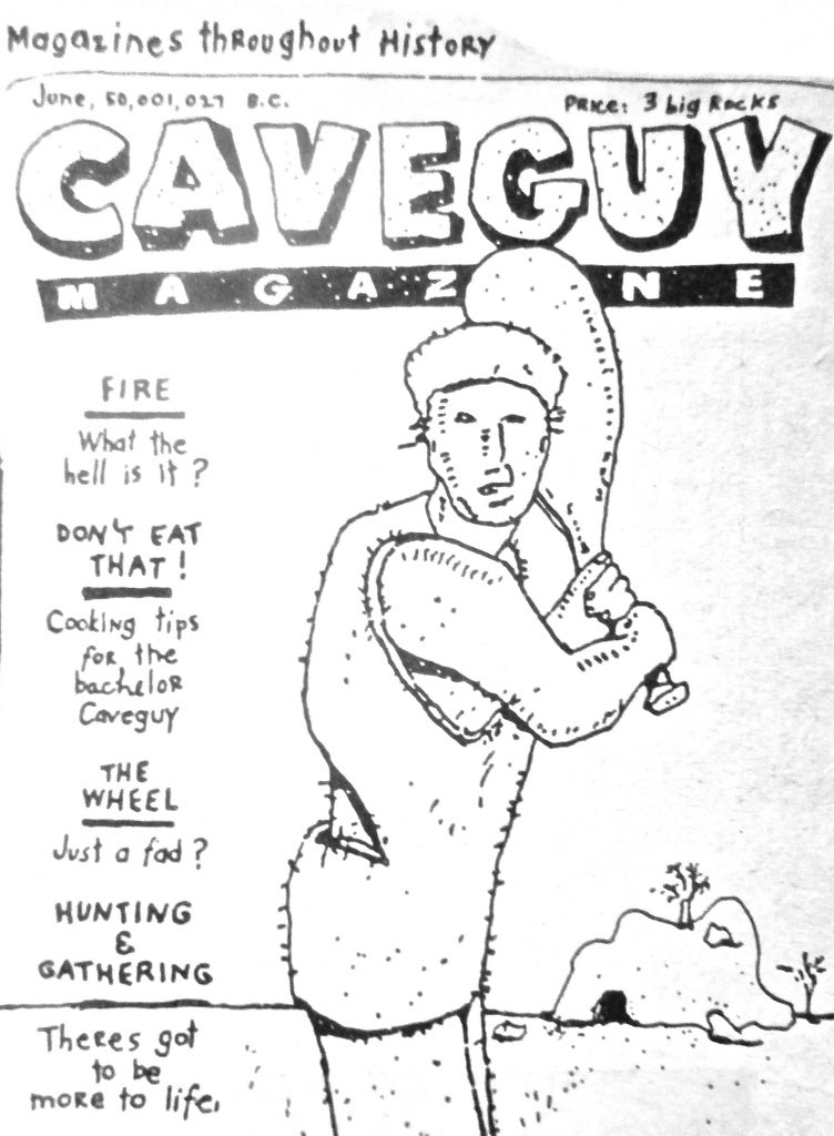 Cartoon Caveguy Magazine
