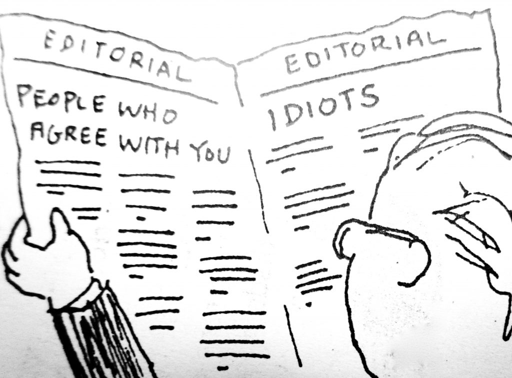 Cartoon Editorial People Who Agree With You 