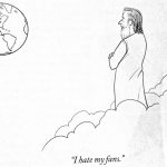 Cartoon – God never really got used to his fandom