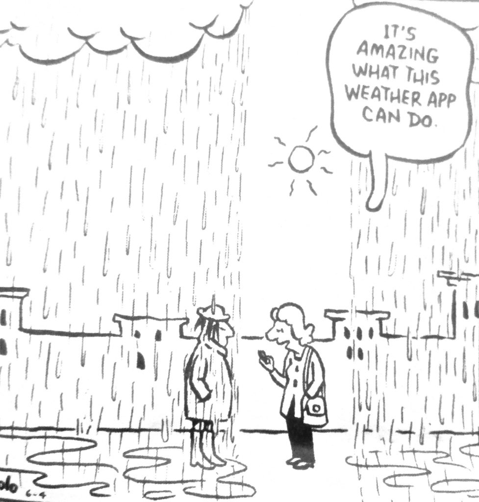 Cartoon Its Amazing What This Weather App Can Do