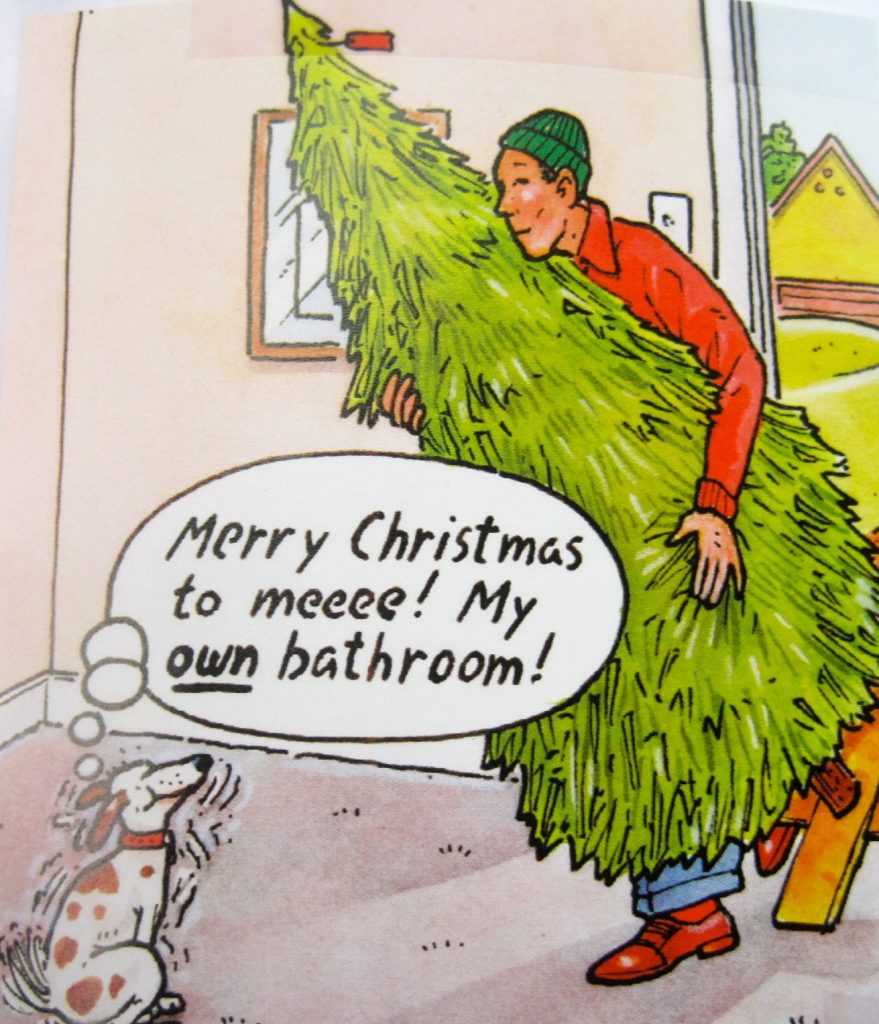 Cartoon Merry Christmas To Meeee My Own Bathroom