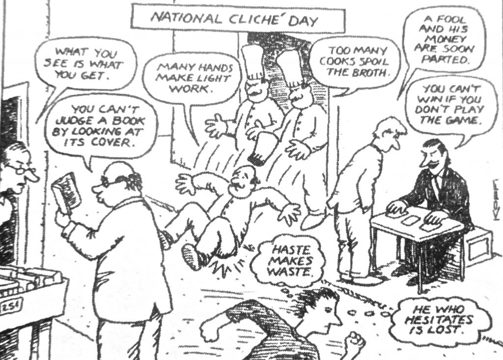 Cartoon National cliche Day