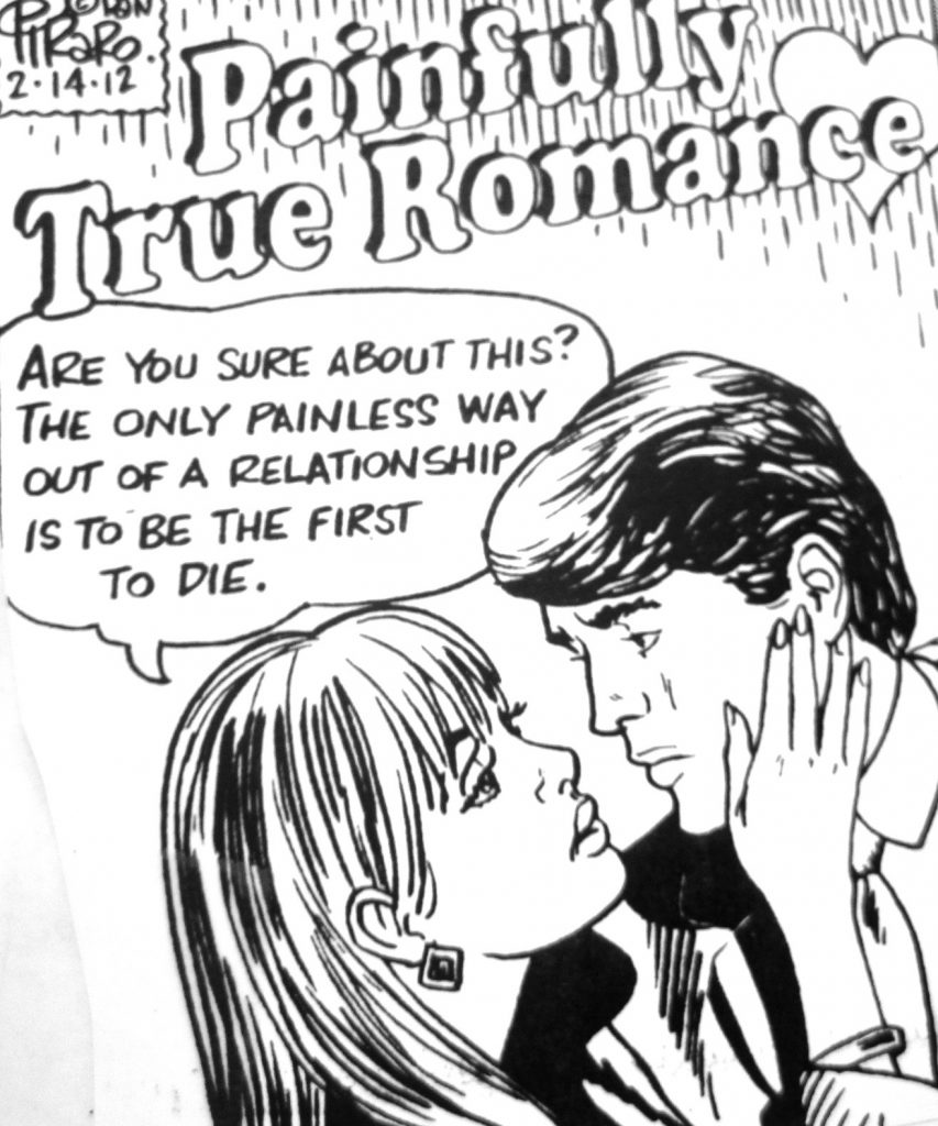 Cartoon Painfully True Romance