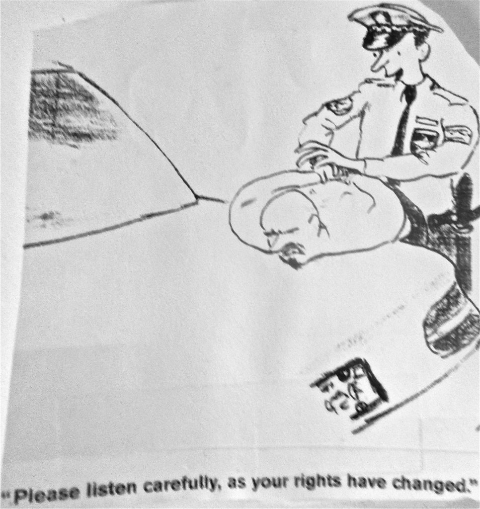 Cartoon Please Listen Carefully As Your Right Have Changed