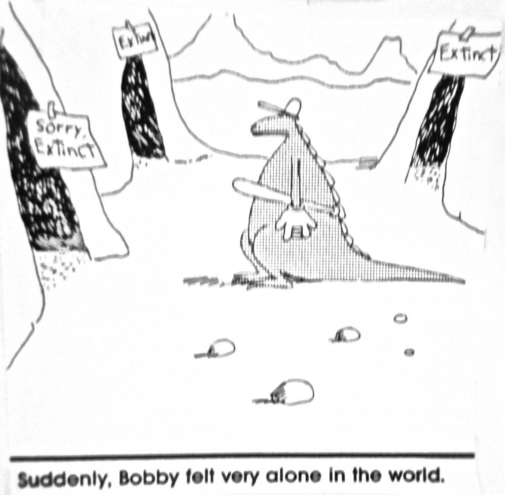 Cartoon Recently Bobby Felt Very A Lone In The World