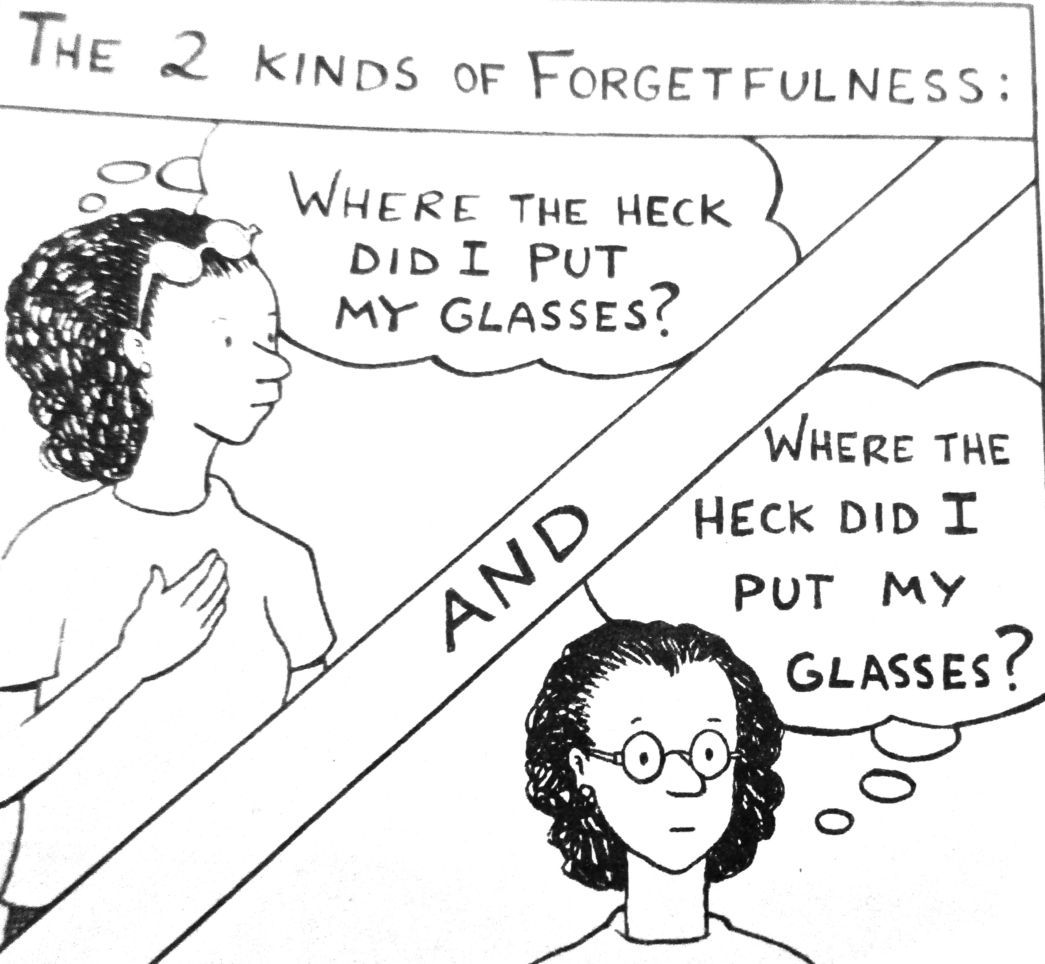 Cartoon - The 2 Kinds Of Forgetfulness - Antarctica Journal
