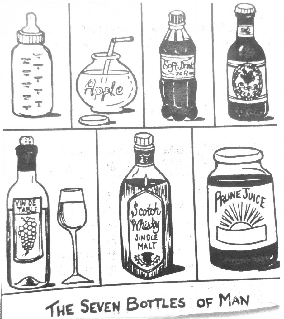 Cartoon The Seven Bottles Of Man