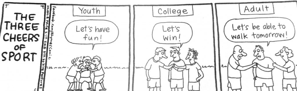 Cartoon The Three Cheers Of Sport