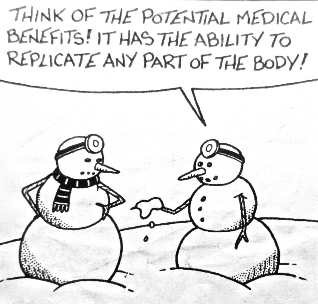 Cartoon Think Of The Potential Medical Benefits 
