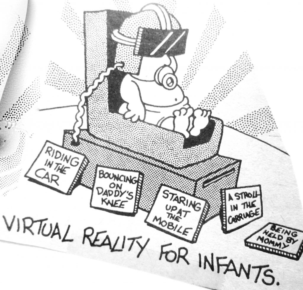 Cartoon Virtual Reality For Infants