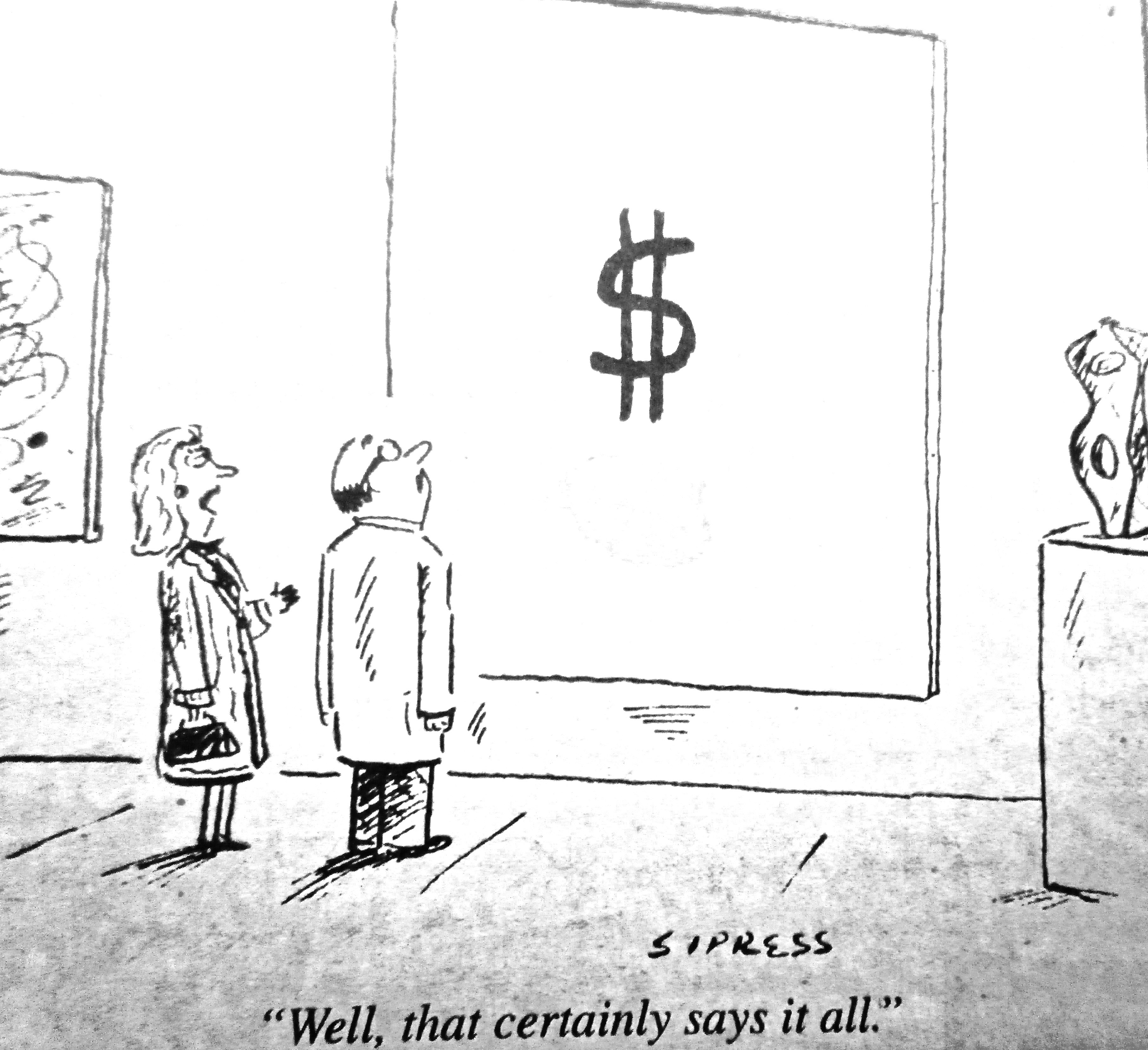 Expensive Cartoon Examples Cartoon - The Art of Being Wealthy - Antarctica Journal