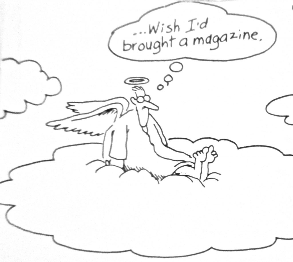 Cartoon Wish Id Brought A Mdgazine
