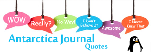 Antarctica Journal Quotes