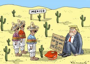 Trump Begging For Money - The Wall